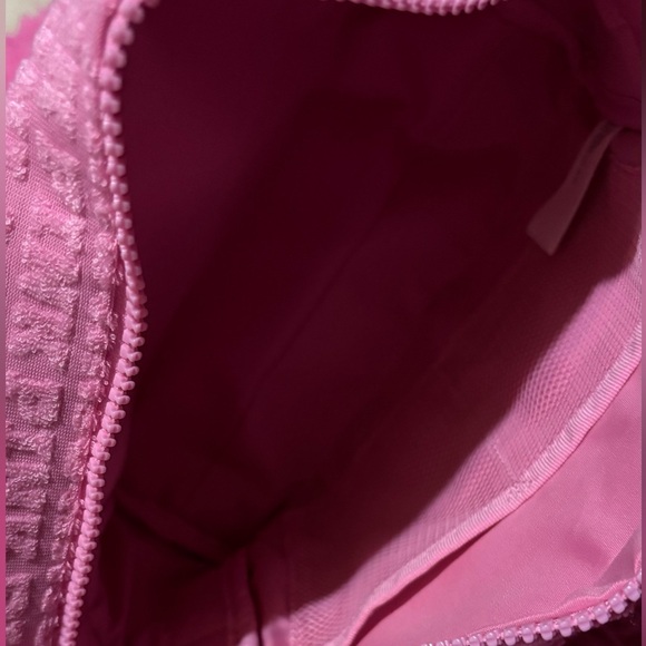 PINK Victoria's Secret Lollipop Pink Terry Makeup Bag - Picture 3 of 9